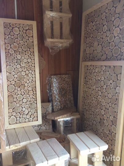 Панно из можжевельника