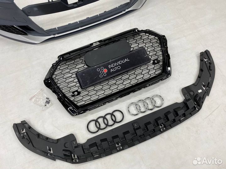 Бампер Audi A3 8V RS3 стиль рестайлинг