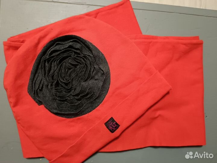 Комплект шапка и шарф новый женский