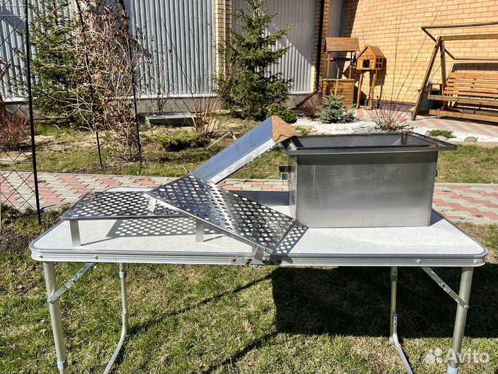 Коптильня на 1 мм с гидрозатвором