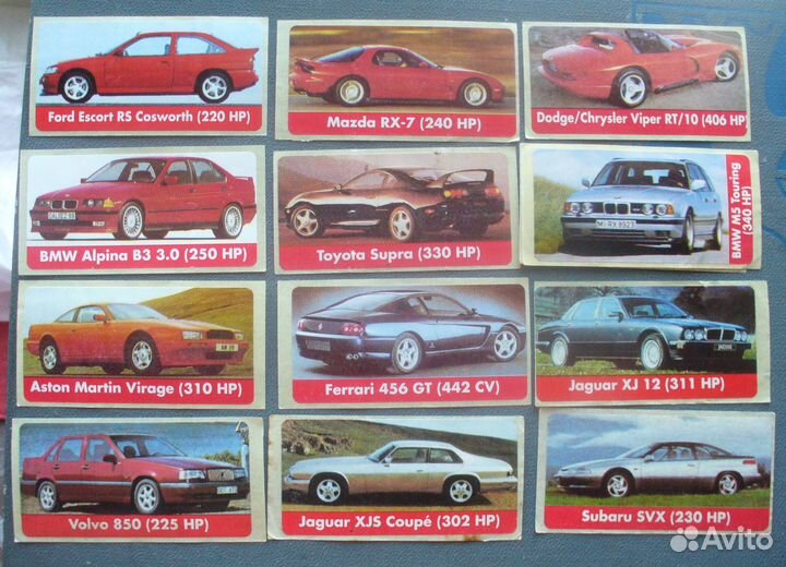 Наклейки от жвачек - разные серии