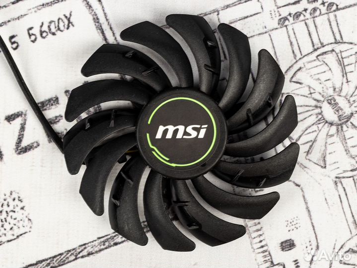 Вентиляторы для видеокарты MSI ventus XS OC