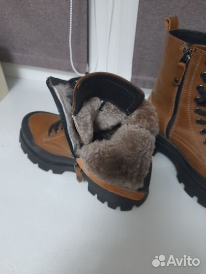 Ботинки зимние натуральная кожа 35 размер