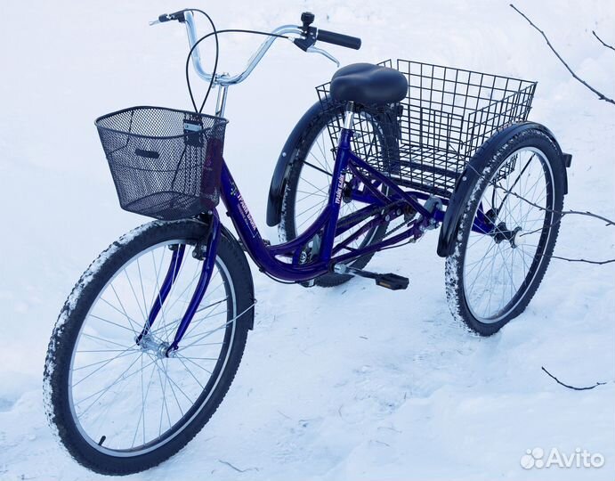 Велосипед с тремя колесами для взрослых