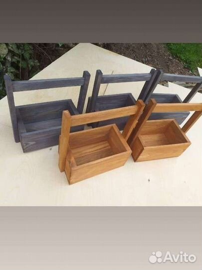 Ящики для цветов из дерева