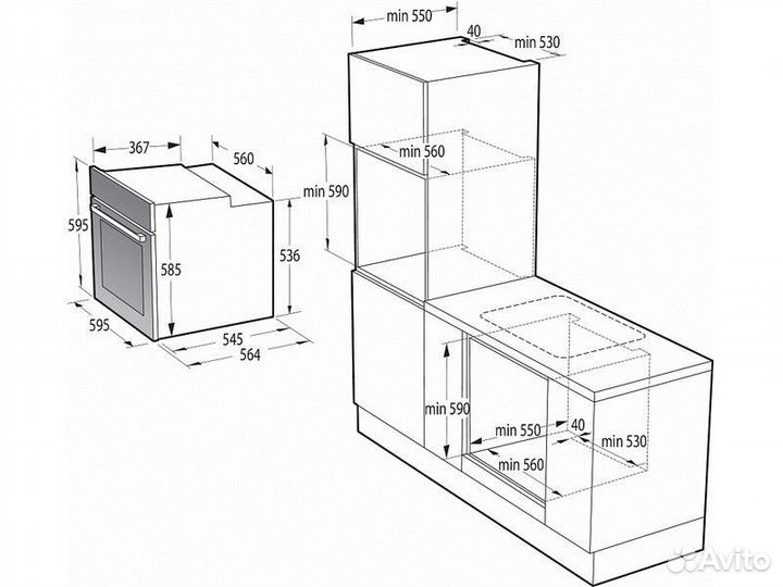 Духовой шкаф Korting OKB 8951 EN ST