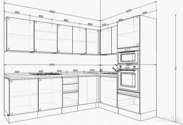 Кухонный гарнитрур напрямую от производителя