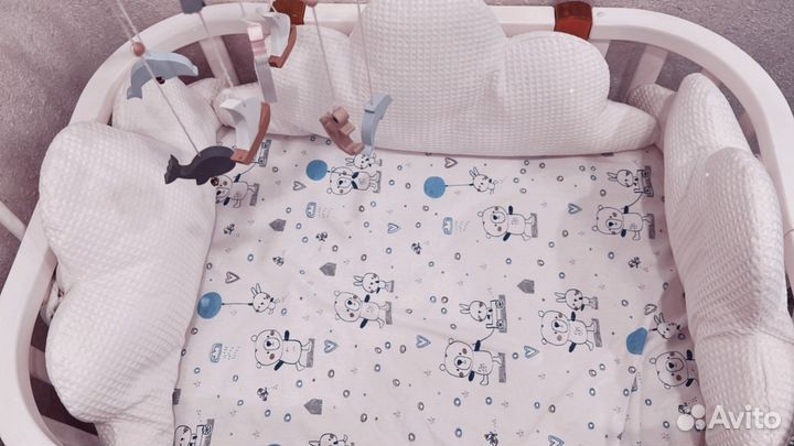 Бортики в кроватку