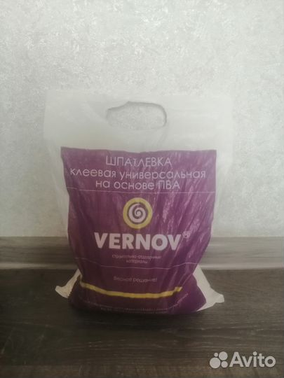 Грунтовка и шпатлевка Vernov