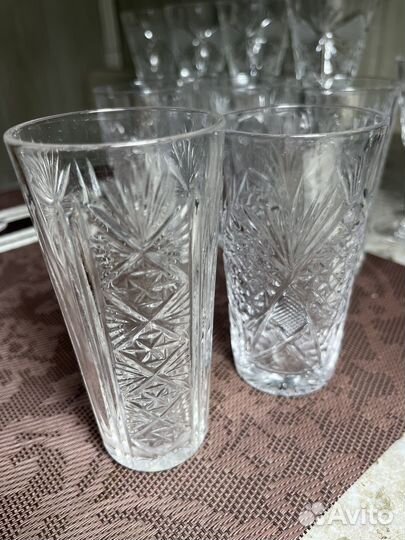 Хрустальные стаканы СССР