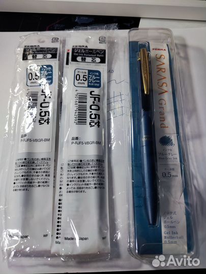 Гелевая ручка Zebra Sarasa Grand JJ56 blue-black