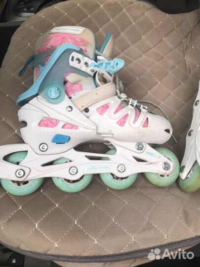 Роликовые коньки детские,раздвижные,размер 32-35