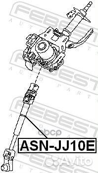 Вал карданный рулевой нижний nissan qashqai 06