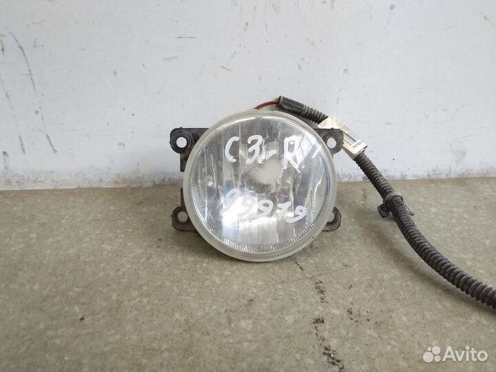 Фара противотуманная правая Citroen C3 2009-2016