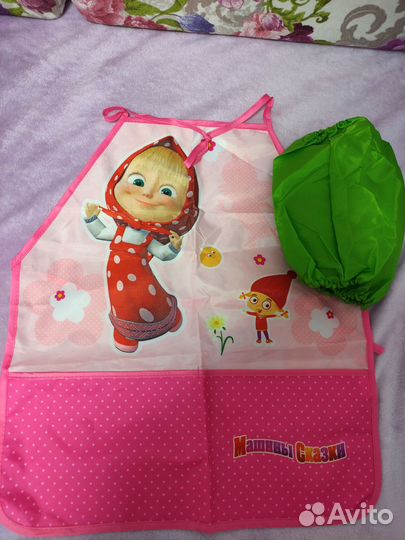 Фартук детский для творчества + нарукавники