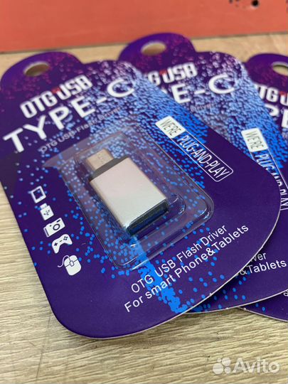 Переходник с Type-C на USB новый
