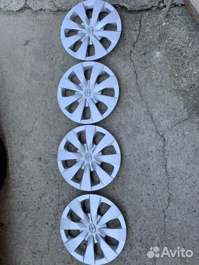 Колпаки r15 toyota оригинал