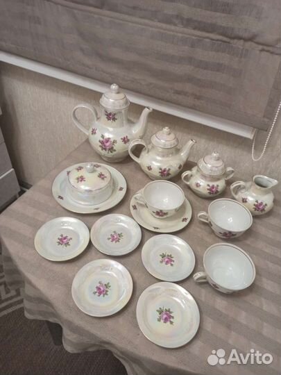 Сервиз чайный роза гдр