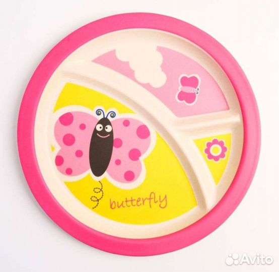 Набор детской бамбуковой посуды