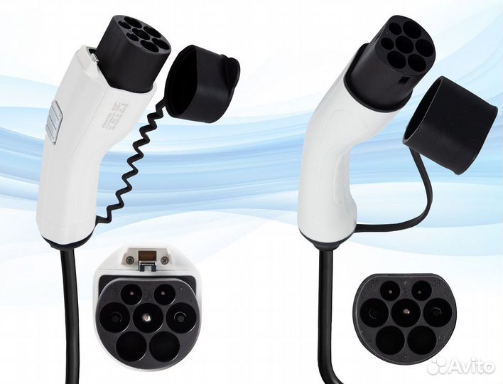 Зарядный кабель 5 м. Type2-GB/T, 32А,до 22 кВт,GBT