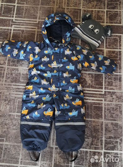 Зимний комбинезон для мальчика 92