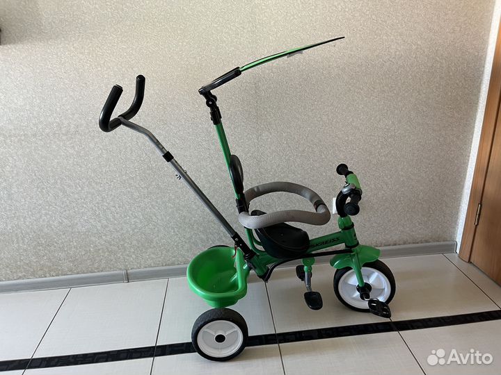 Велосипед коляска с ручкой kreiss