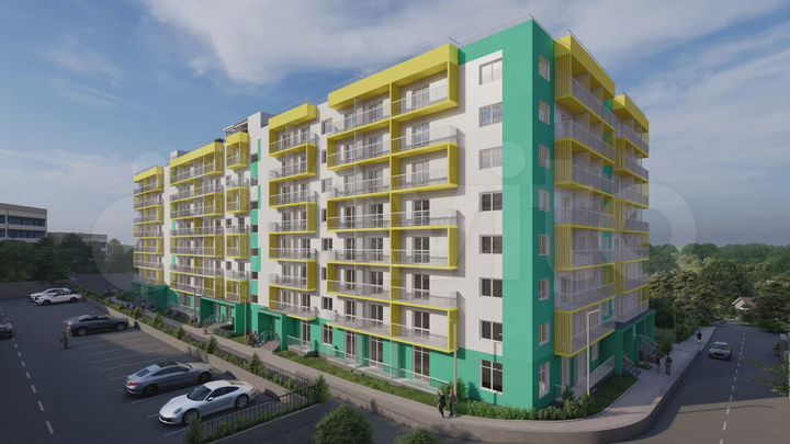 Апартаменты-студия, 34 м², 3/8 эт.