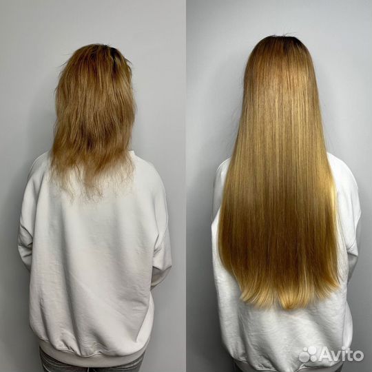 Наращивание биопротеиновых волос