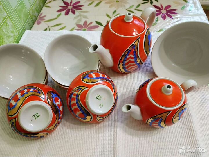 Чайный сервиз фарфор СССР