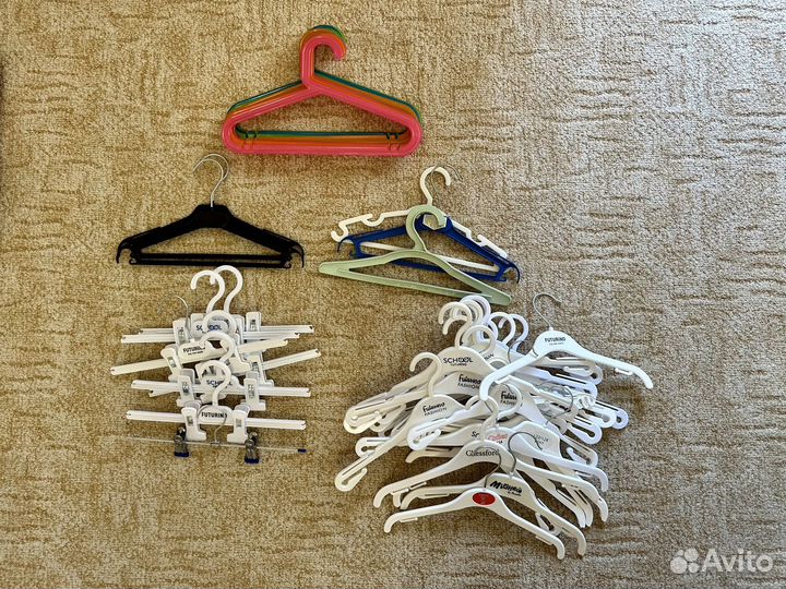 Вешалки плечики для одежды 43 шт. пакетом