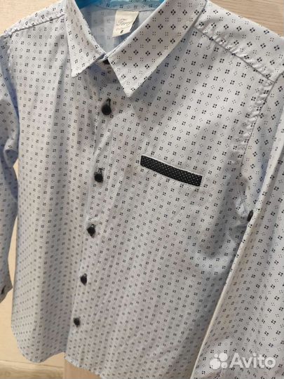 Рубашка на мальчика 7-8 лет