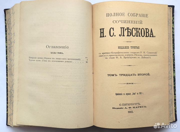 Н.С.Лесков 1903г