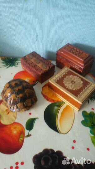 Деревянная шкатулка винтаж