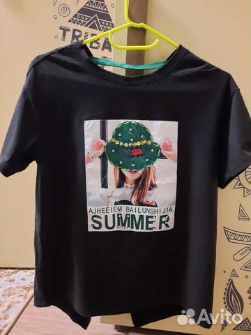 Летняя футболка, женская