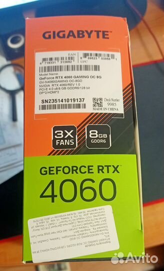 Видеокарта RTX 4060