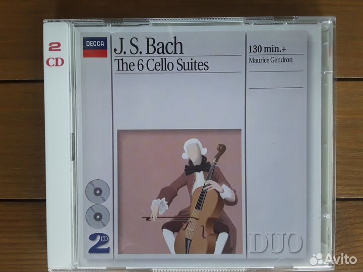 Бах, сюиты для виолончели соло, 2CD