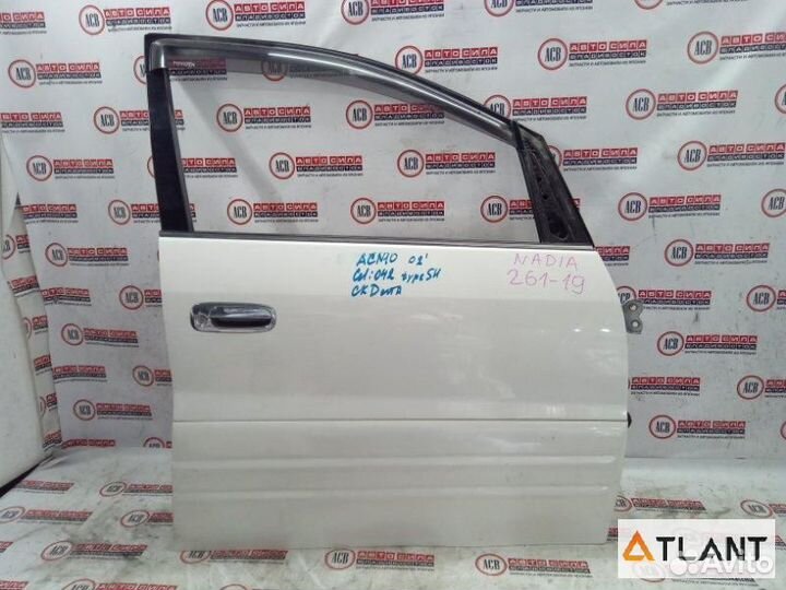 Дверь передний правый toyota nadia