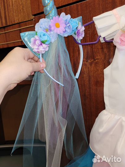 Платье единорожка 116