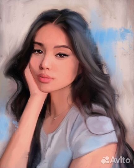 Портрет в стиле масляной живописи