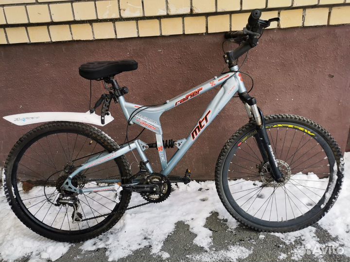 Велосипед MTR двухподвесный 26R диск.тормоза