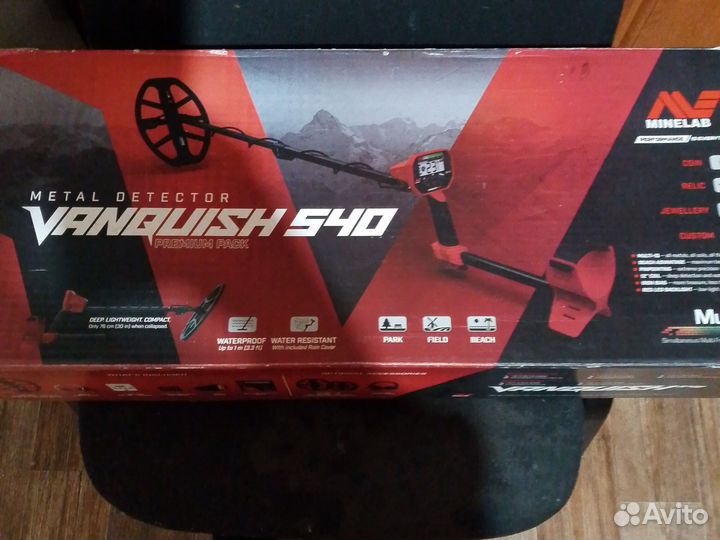 Металлоискатель minelab vanquish 540