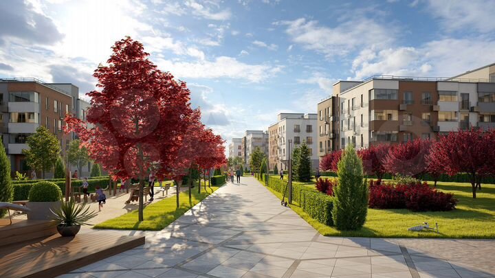 2-к. квартира, 47,7 м², 1/6 эт.