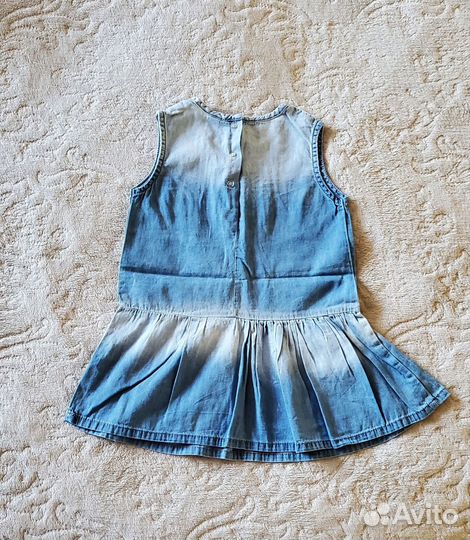 Джинсовое платье для девочки 3-4 лет GeeJay