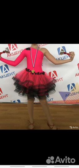 Платье для спортивных бальных танцев