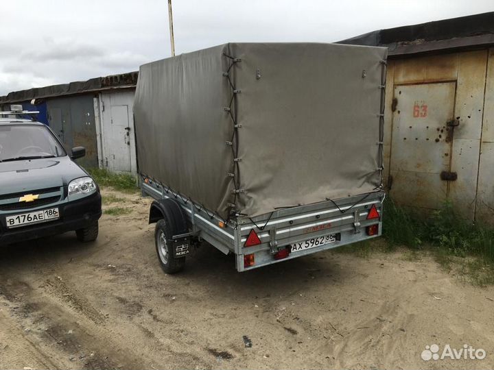 Снегоболотоход и прицеп