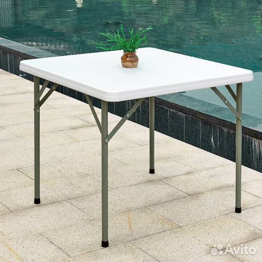 Стол складной усиленный 87*87 см