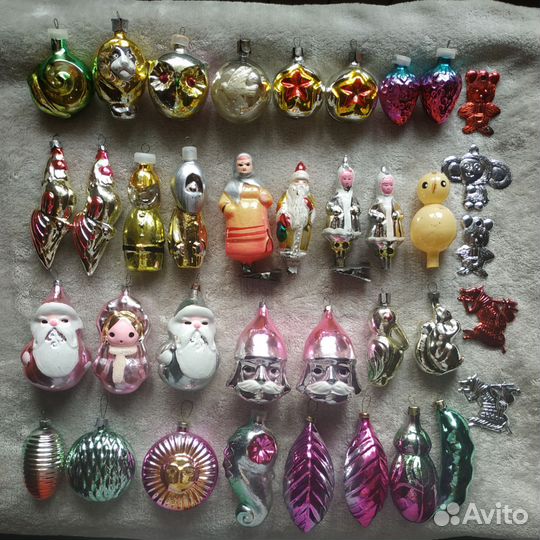 Елочные игрушки СССР