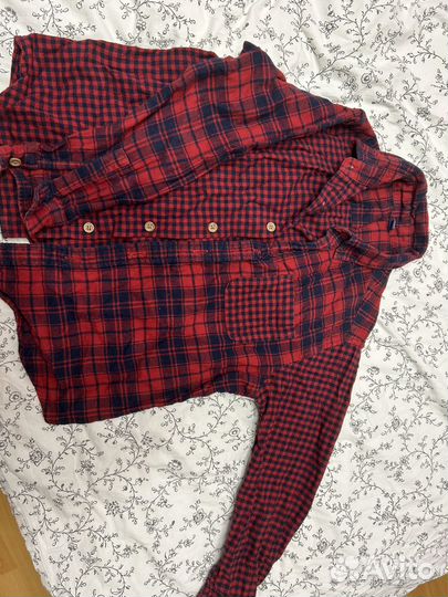 Рубашка для мальчика 122 uniqlo