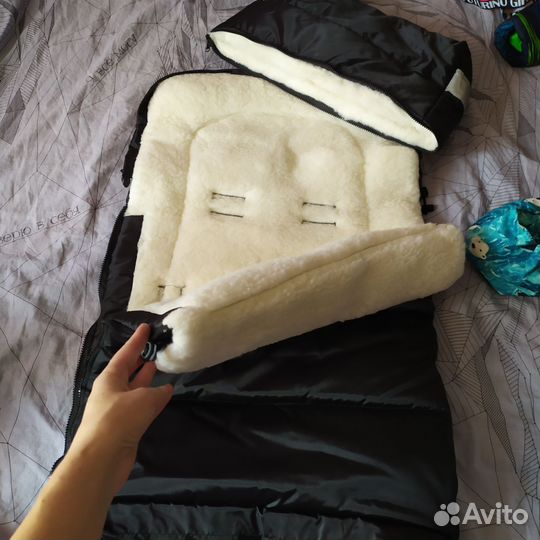 Зимний конверт в коляску