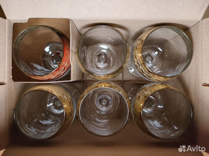 Фужеры стеклянные